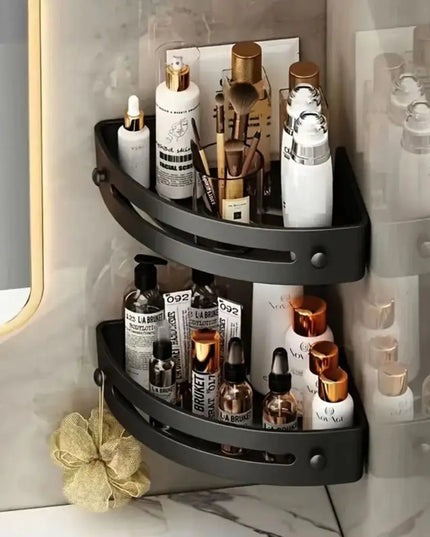 2-Tier Space-Saving Corner Shower Caddy Organizer