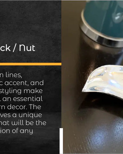 Silver Wavy Snack / Nut Bowl