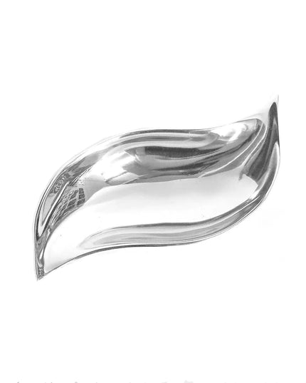 Silver Wavy Snack / Nut Bowl