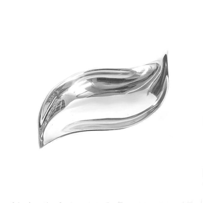 Silver Wavy Snack / Nut Bowl