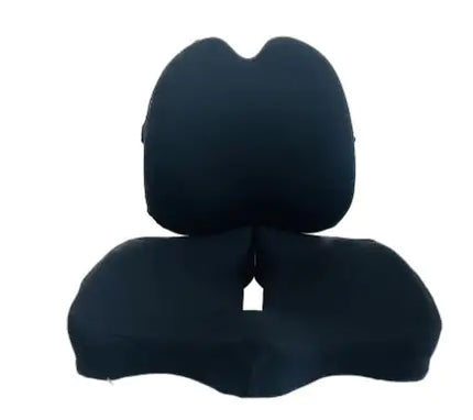 Memory Foam Seat Cushion - Breathable - Black - 1 Pack
