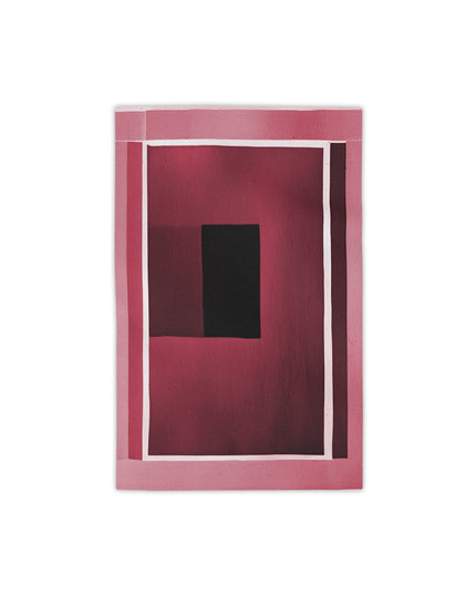 Red Shadow Beach Towel, 18" x 27"
