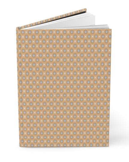 Tan Sunset Star-crossed Bodies Hardcover Journal Matte with 150 lined pages, 5.75" x 8"