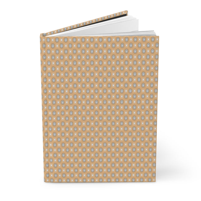 Tan Sunset Star-crossed Bodies Hardcover Journal Matte with 150 lined pages, 5.75" x 8"