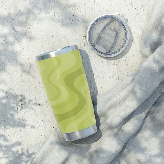 Lemon Wavey Vagabond 20oz Tumbler