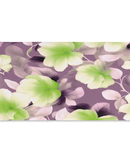 Lime Lavender Floral Bunch Hand Towel, 16" x 28"