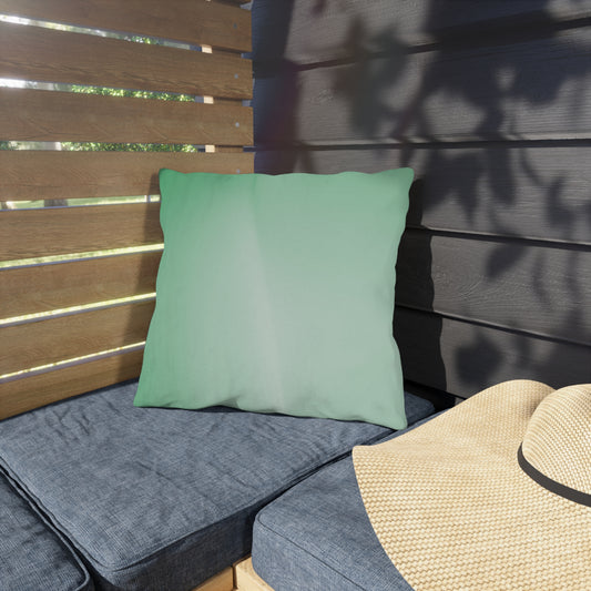 Mint Fade 16" x 16" Outdoor Pillow
