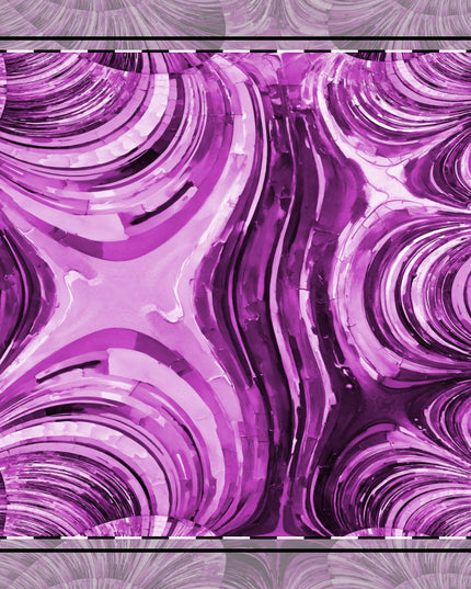 Uzi Spiral Powder Lavender 10" x 10" Cotton Twill Napkin