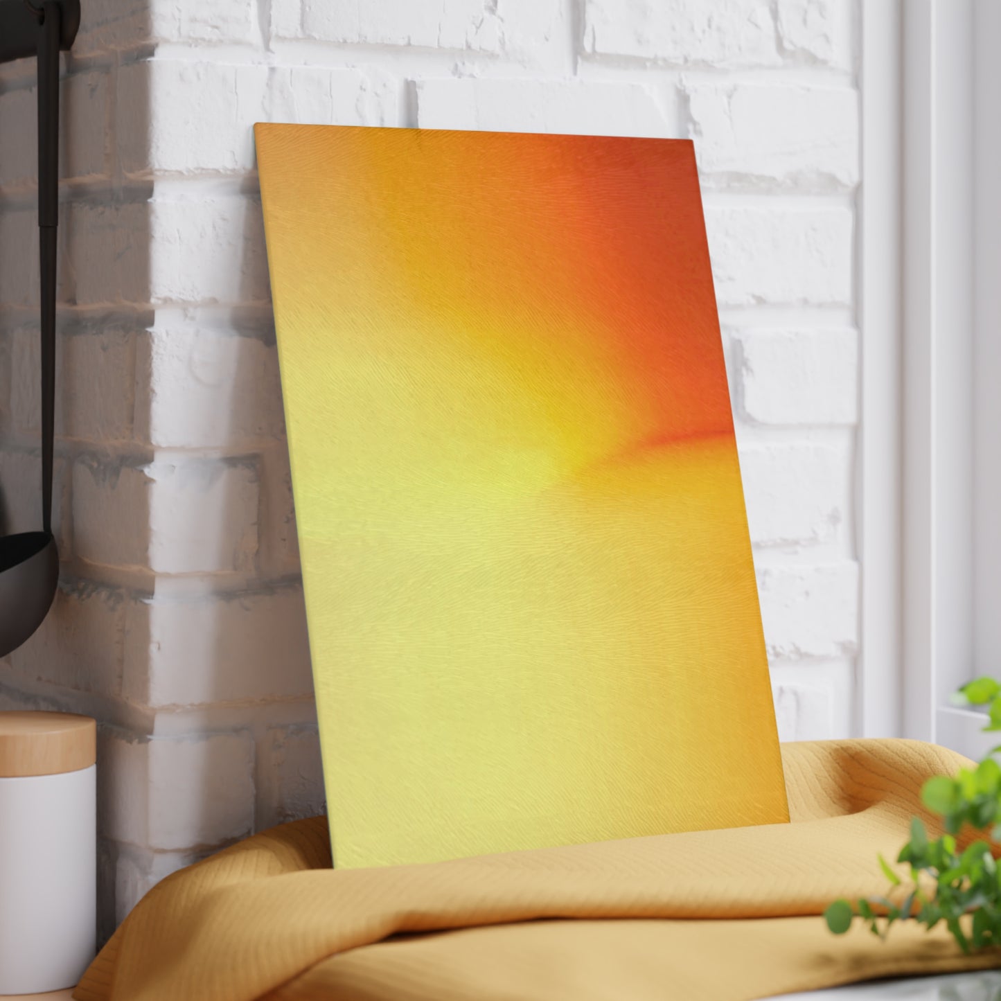 Phoenix Fade 8" x 11" Glass Cutting Board