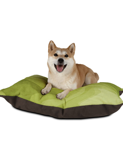 Lemon Wavey 40" × 30" Pet Bed