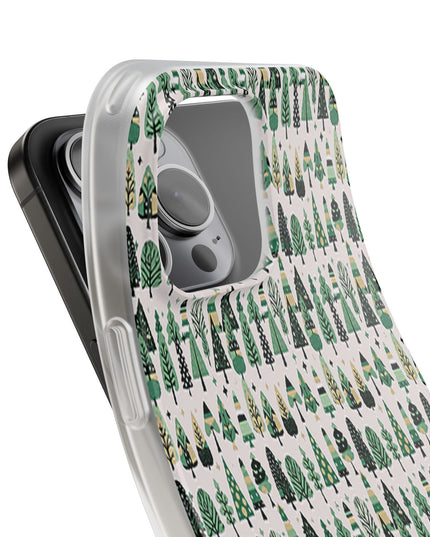 Mini Vintage Green Trees Iphone 15 Pro Max Flexi Case
