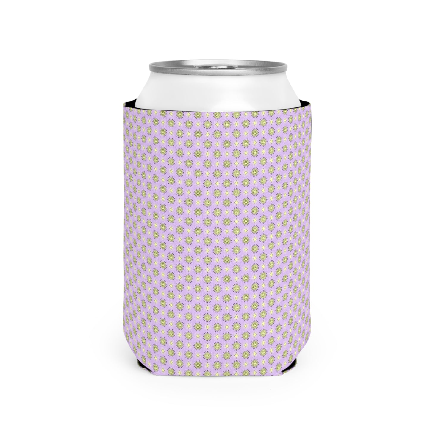 Magenta Star-crossed Bodies 12 oz Can Cooler Sleeve
