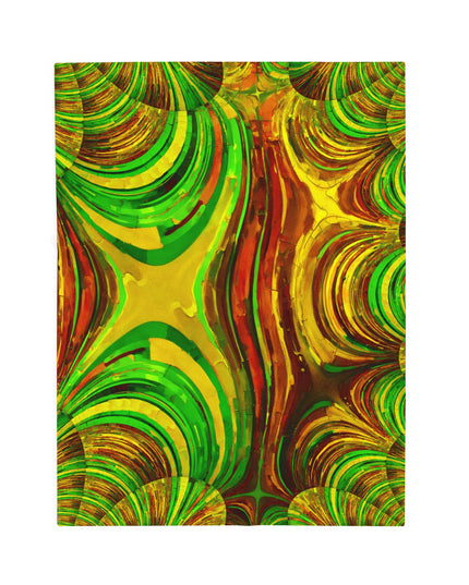 Uzi Spiral Beta Velveteen Plush Blanket, 30" x 40"