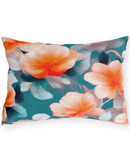 Orange Blossom Floral Bunch Outdoor Pillow, 20" x 14"