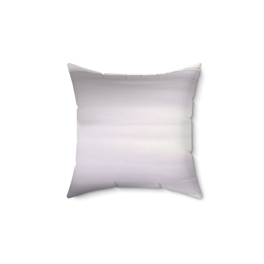 Sephia Sea Dark Fog 14" x 14" Faux Suede Square Pillow