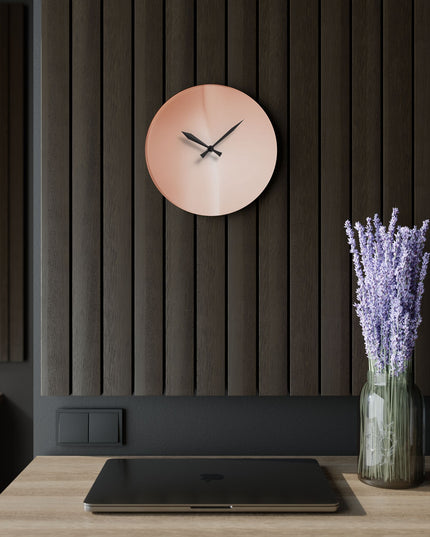 Soft Fade Acrylic Wall Clock, Round or Square, 10.75" x 10.75"