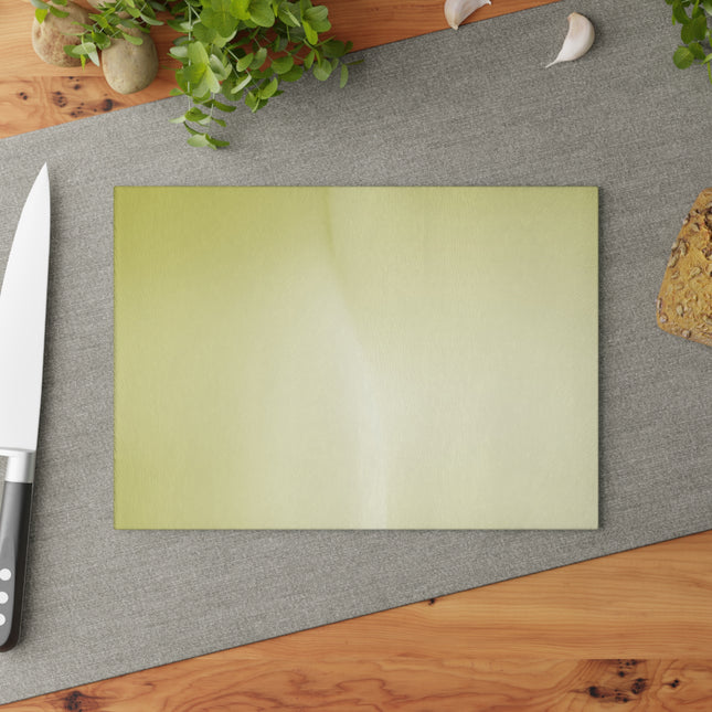 Lemon Fade 8" x 11" Glass Cutting Board
