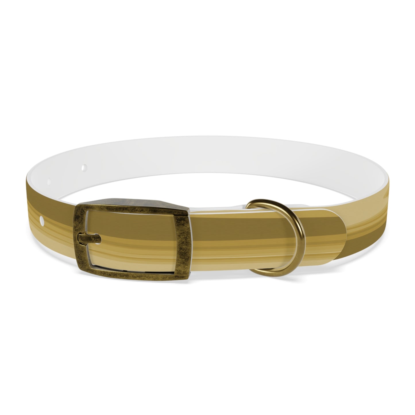 Brown Wavey Small Dog Collar