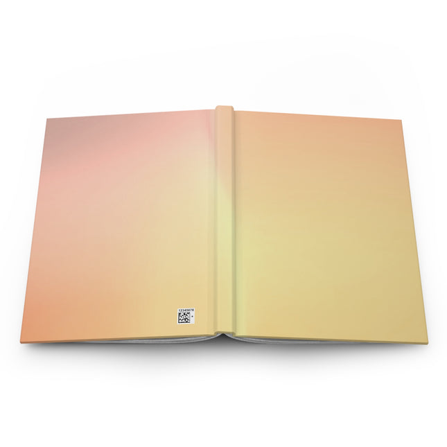 Hot Peach Fade 5.75" x 8" Hardcover Journal Matte with 150 lined pages
