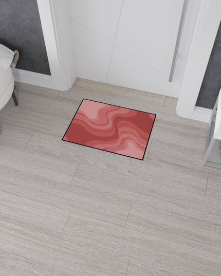 Power Red Wavey 18" x 24" Heavy Duty Floor Mat
