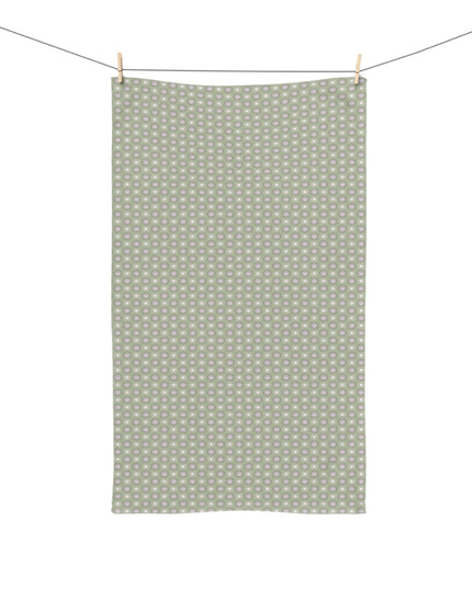 Olive Star-crossed Bodies Hand Towel, 16" x 28"