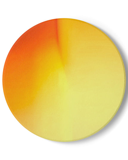 Phoenix Fade 4" x 4" Round Ceramic Coaster
