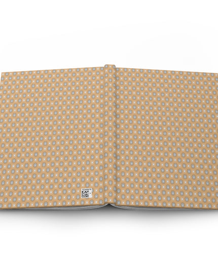 Tan Sunset Star-crossed Bodies Hardcover Journal Matte with 150 lined pages, 5.75" x 8"
