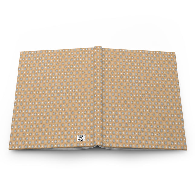 Tan Sunset Star-crossed Bodies Hardcover Journal Matte with 150 lined pages, 5.75" x 8"