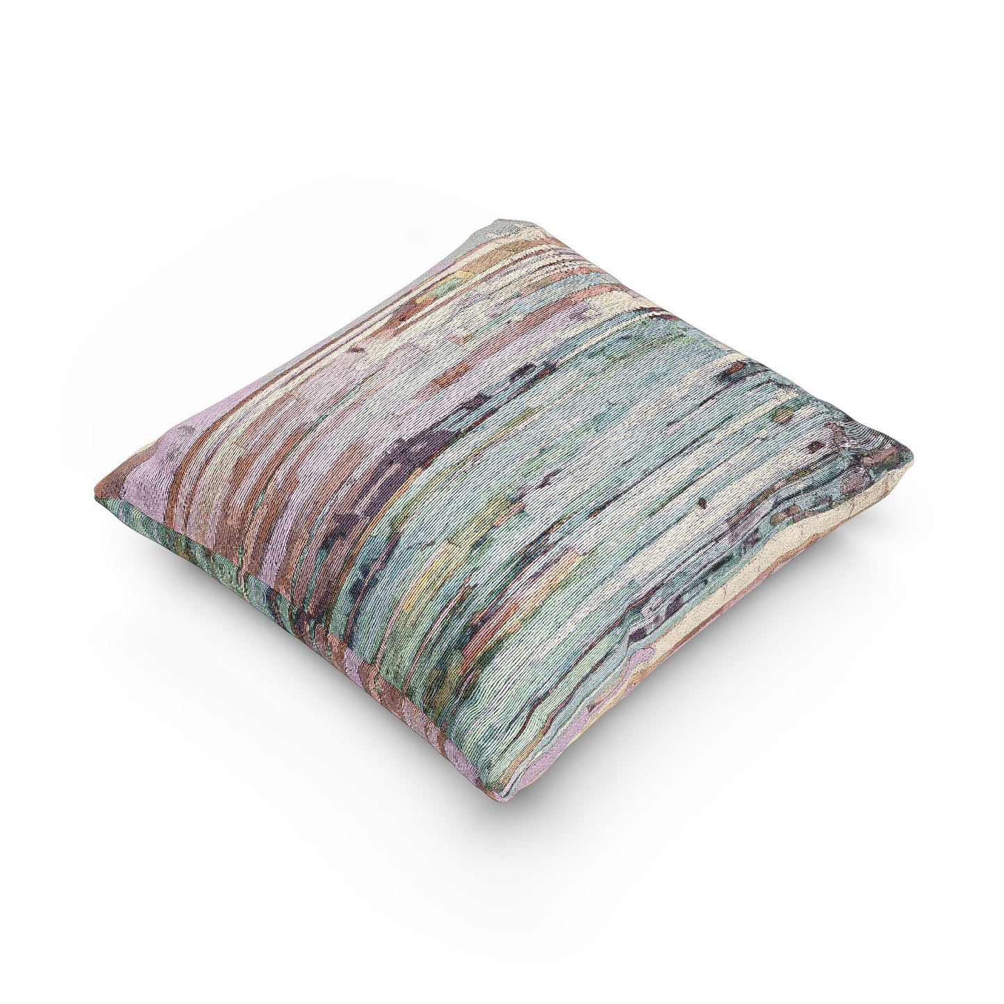 Striped Pastels Woven Pillow, 17" x 18"