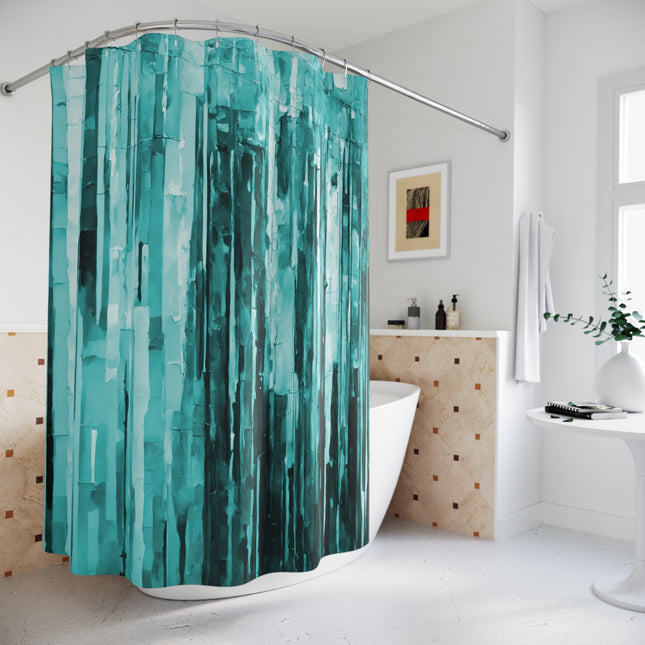 Striped Tif Shower Curtains, 71" x 74"