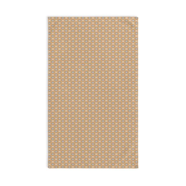 Tan Sunset Star-crossed Bodies Hand Towel, 16" x 28"