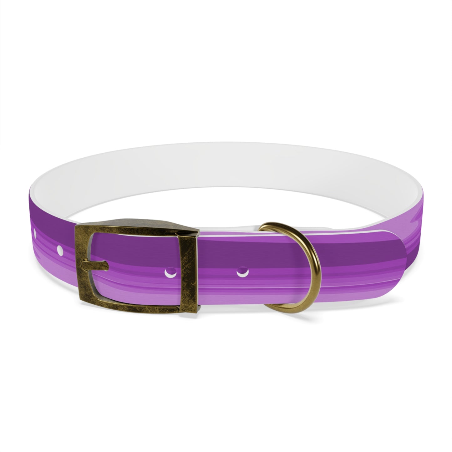 Wavey Purple Wavey Large Dog Collar