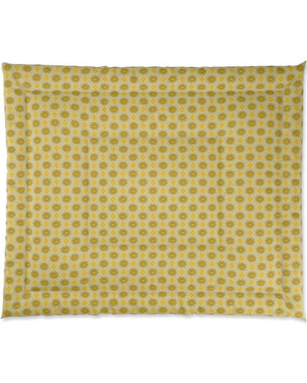 Lemongrass Star-crossed Bodies Comforter, 104" × 88"