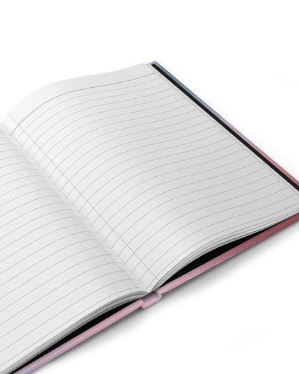 Gray Sea Pink Fog 5.75" x 8" Hardcover Journal Matte with 150 lined pages