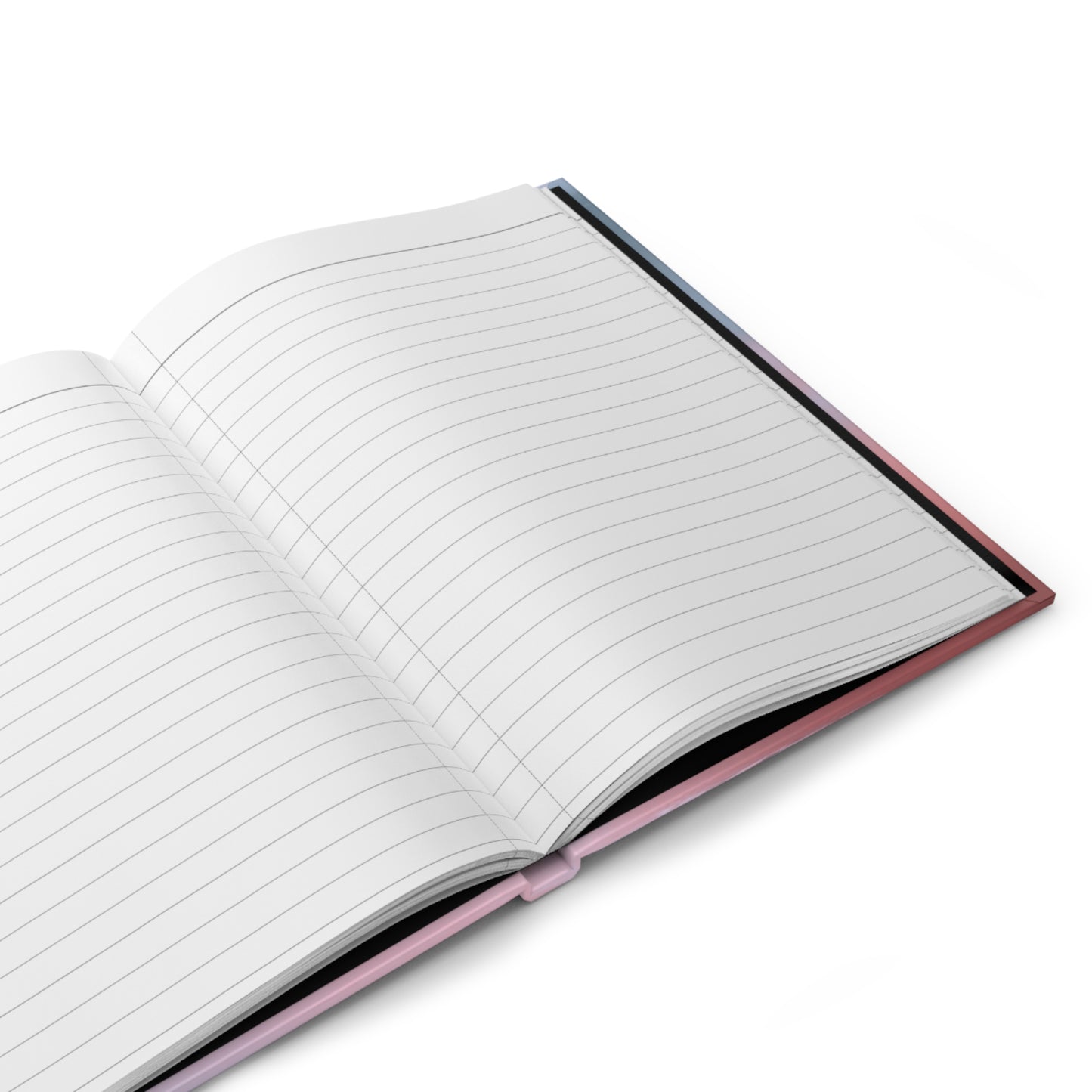Gray Sea Pink Fog 5.75" x 8" Hardcover Journal Matte with 150 lined pages
