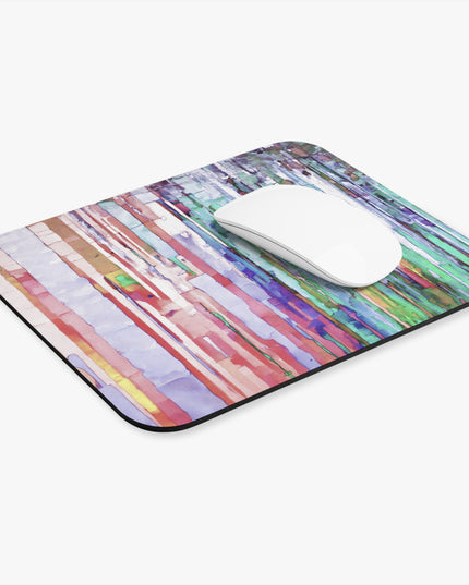 Striped Pastels Mouse Pad, 9" x 8" Rectangle