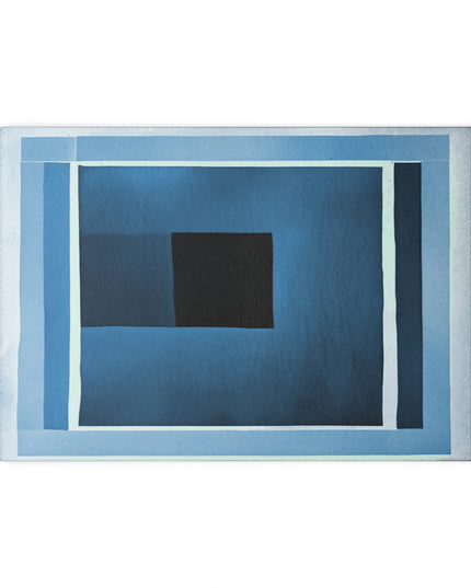 Blue Shadow 8" x 11" Glass Cutting Board