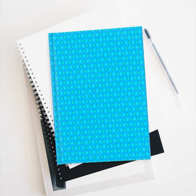 Light Blue Star-crossed Bodies Journal - 128 Blank pages, 5" x 7"