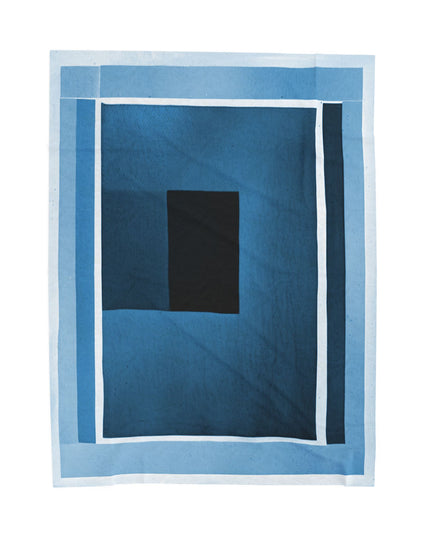 Blue Shadow Velveteen Plush Blanket, 60" x 80"