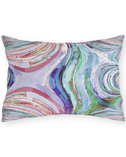 Uzi Spiral Pastels 20" x 14" Outdoor Pillow