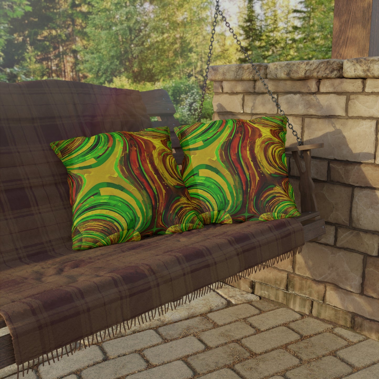 Uzi Spiral Beta 20" x 20" Outdoor Pillow