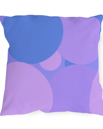Pastel Purple Family Patches 18" x 18" Outdoor Pillow