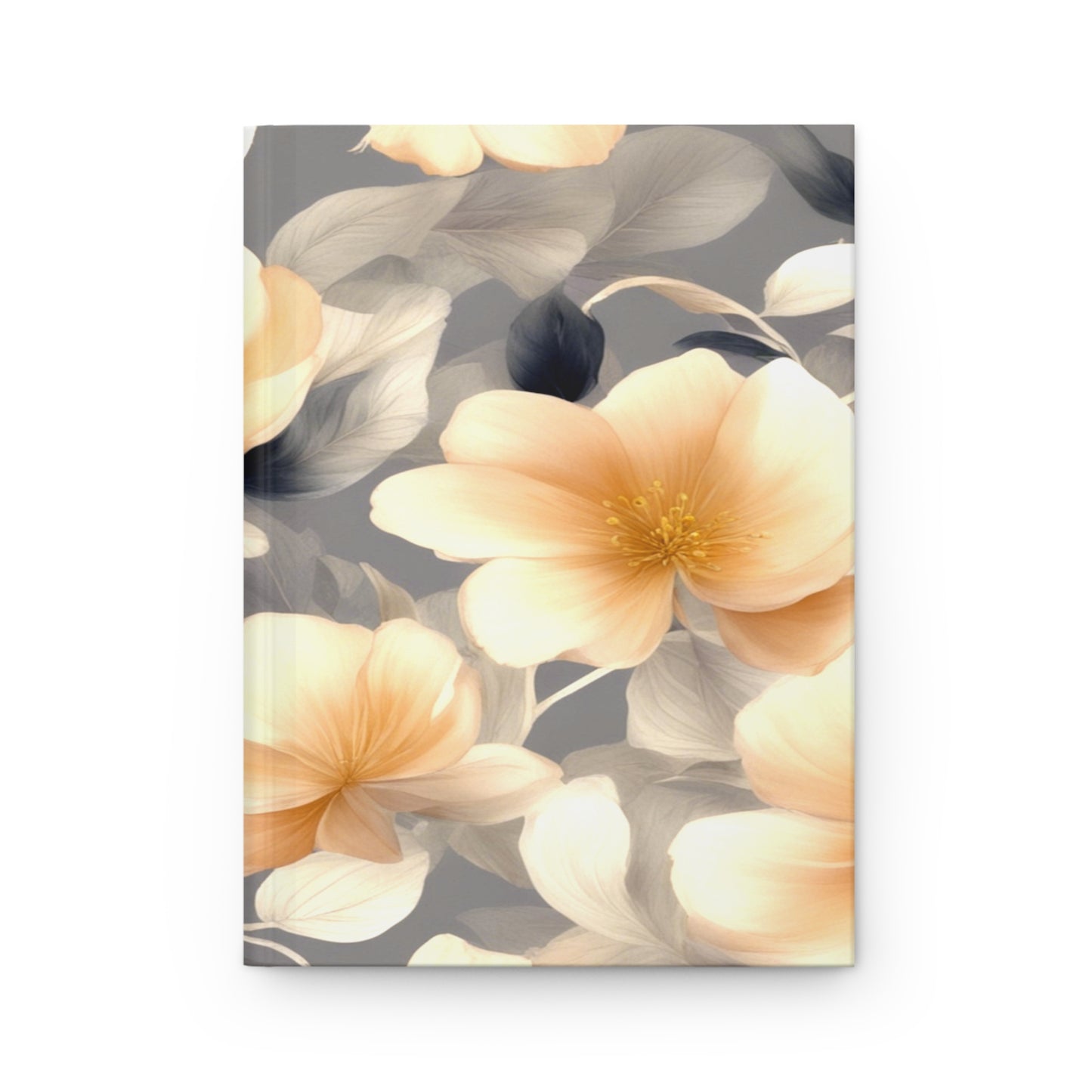 Soft Blossom Floral Bunch Hardcover Journal Matte with 150 lined pages, 5.75" x 8"