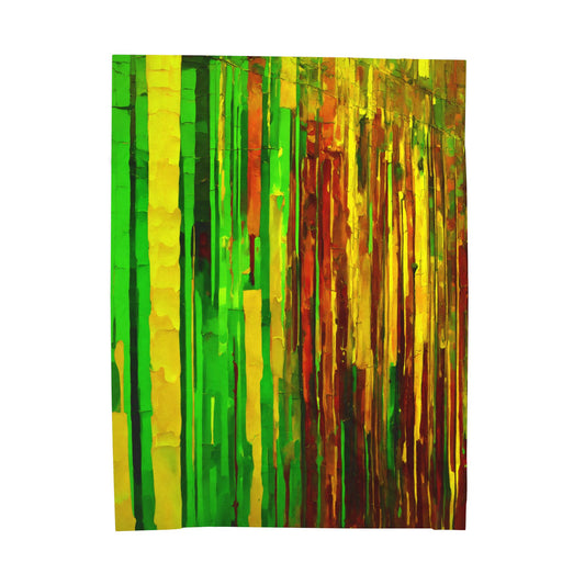 Striped Beta Velveteen Plush Blanket, 60" x 80"