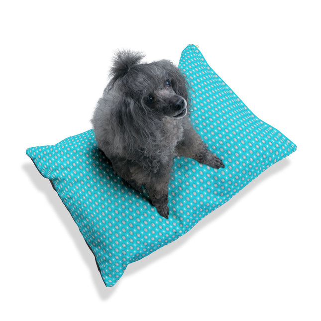 Tif Green Star-crossed Bodies Pet Bed, 28" × 18"