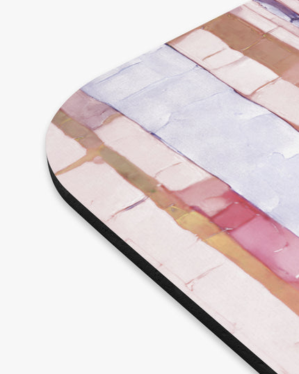 Striped Pastels Mouse Pad, 9" x 8" Rectangle