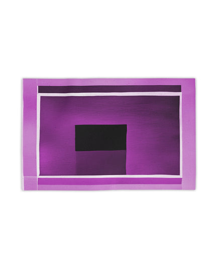 Magenta Shadow Beach Towel, 18" x 27"