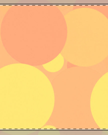 Pastel Bright Oranges Patches 22" x 22" Cotton Twill Napkin