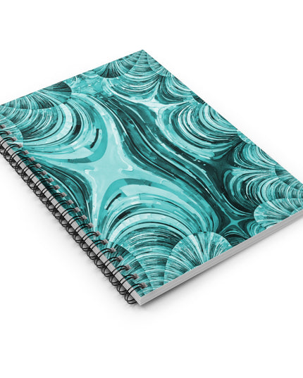 Uzi Spiral Beta Spiral Notebook - Ruled Line, 6" x 8", 118 pages