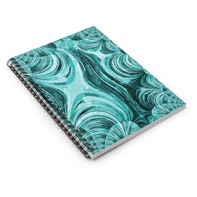 Uzi Spiral Beta Spiral Notebook - Ruled Line, 6" x 8", 118 pages